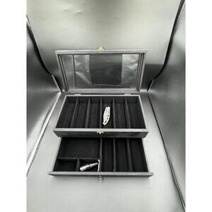 Gerber Paraframe Folding Knife with Wood Display Case and KPL Oil Set Black VG+